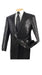 Men'S Sequin 1 Button Black Side Vents Classic Fit Dinner Jacket
