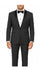 Men'S Slim Fit 1 Button Shawl Collar Dinner Jacket Black