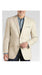 Men'S Summer Blazer 2 Button Linen Classic Fit Sport Coat Tan