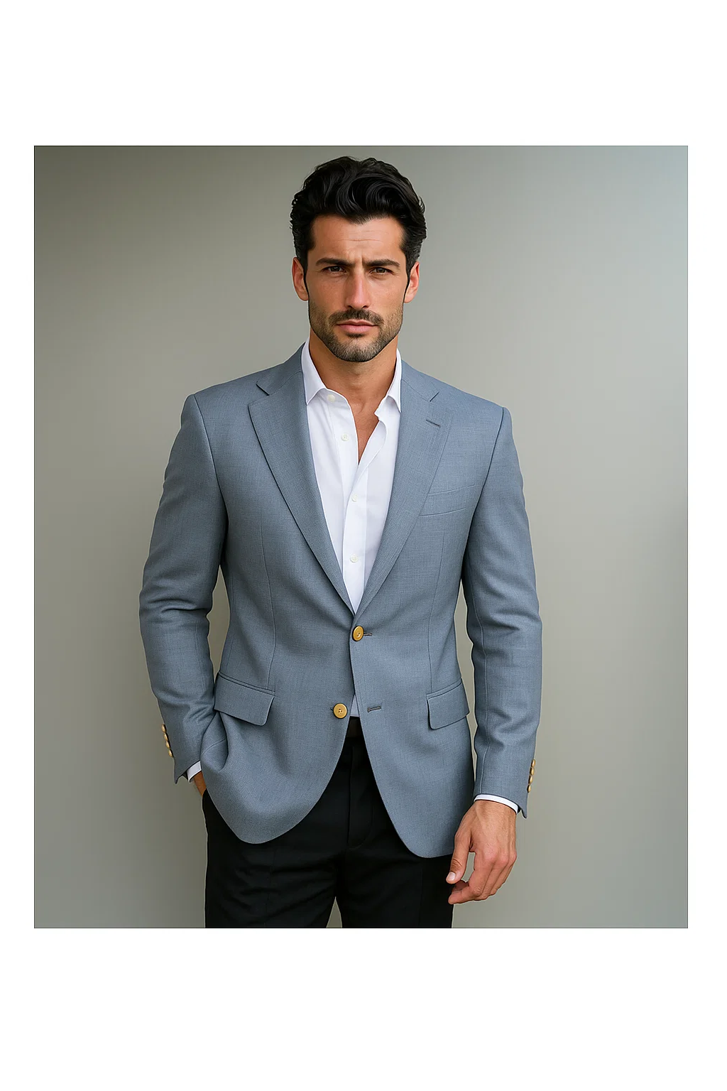 Men'S 2 Button Imported Fabrics Cheap Unique Sportcoat - Image 2