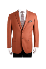 Men'S 2 Button Slim Fit Rust Cheap Priced Designer Fashion Dress Casual Blazer For Men On Sale Notch Collar Sport Coat Blazer