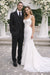 Men'S 3-Piece Black Bold White Chalk Bold Pinstripe Vested Cheap Priced Business Suit Clearance Sale