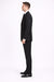 Men'S 3-Piece Black Bold White Chalk Bold Pinstripe Vested Cheap Priced Business Suit Clearance Sale