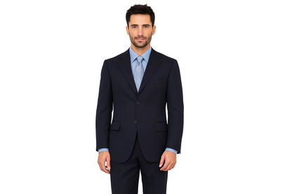 Men'S Dark Navy Blue Suit For Men Discount Dress 2/3/4 Button Cheap Priced Business - Wedding - Image 2
