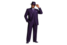 Beautiful Men'S Dark Purple Fashion Dress With Nice Cut Smooth Soft Fabric Affordable Cheap Priced Men'S Dress Suit For Sale