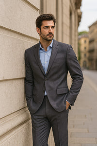 mens-gray-slim-fit-blazer-front-view