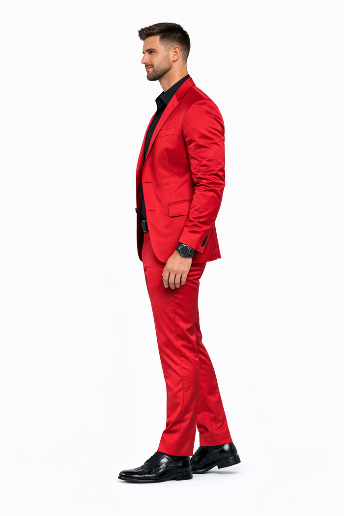 Men'S Red Velvet Suit & Cheap Priced Men'S Blazer Jacket For Men Sport Coat + Pants