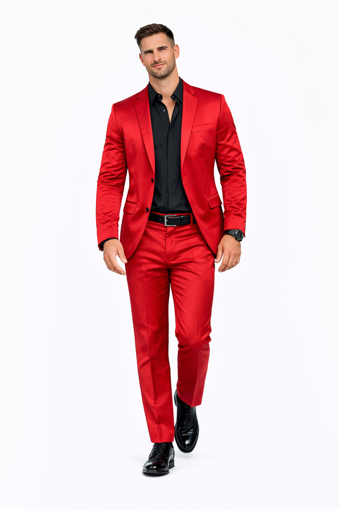 Men'S Red Velvet Suit & Cheap Priced Men'S Blazer Jacket For Men Sport Coat + Pants