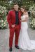 Men'S Red Velvet Suit & Cheap Priced Men'S Blazer Jacket For Men Sport Coat + Pants