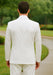 Men'S Slim Fit Shawl Lapel 1 Button White Tuxedo Jacket