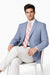 Men'S Solid 2 Button Light Blue Classic Fit Sport Coat Blazer