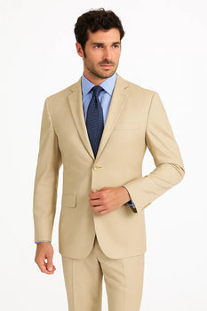 Men'S Suit Beige Cheap Priced Designer Fashion Dress Casual Blazer On Sale Blazer - Image 2
