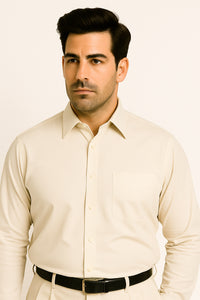 Men'S Wrinkle Free French Cuff Dress Shirt Spread Collar Men'S Dress Shirt - Image 4