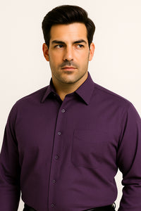 Men'S Wrinkle Free French Cuff Dress Shirt Spread Collar Men'S Dress Shirt - Image 7