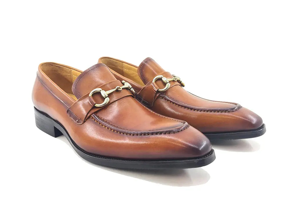 Men's Burnished Signature Buckle Loafer - Image 5