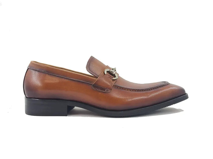 Men's Burnished Signature Buckle Loafer - Image 7