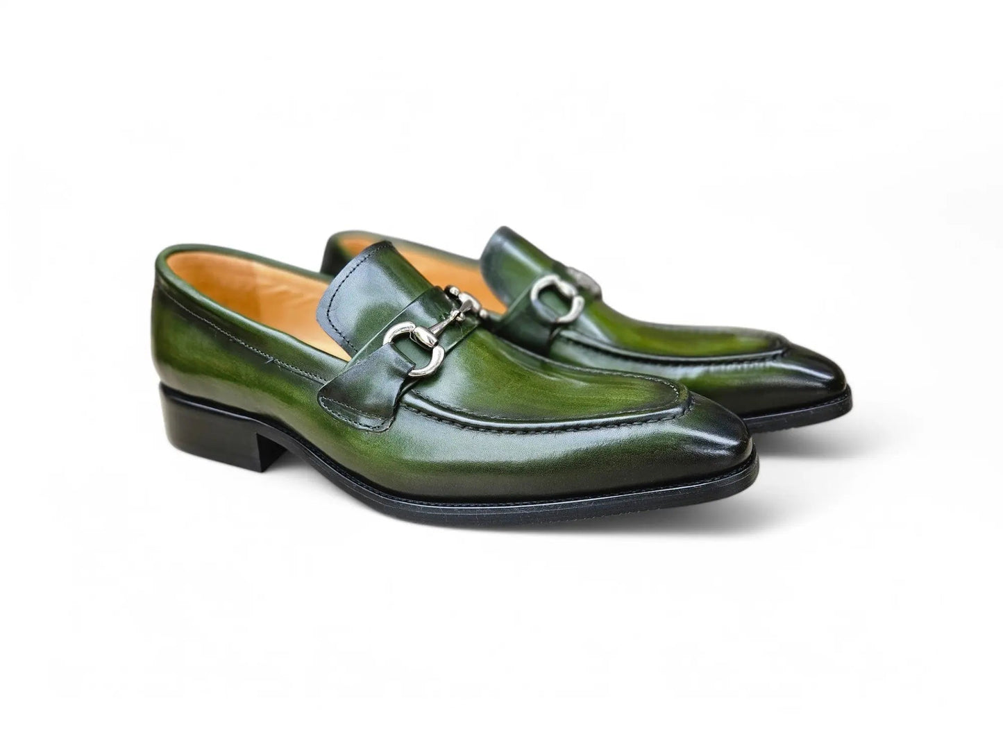 Men's Burnished Signature Buckle Loafer - Image 23