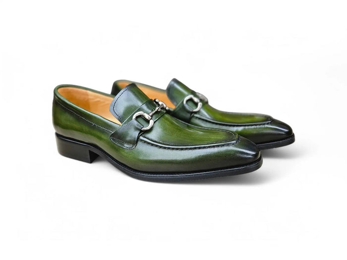 Men's Burnished Signature Buckle Loafer - Image 23