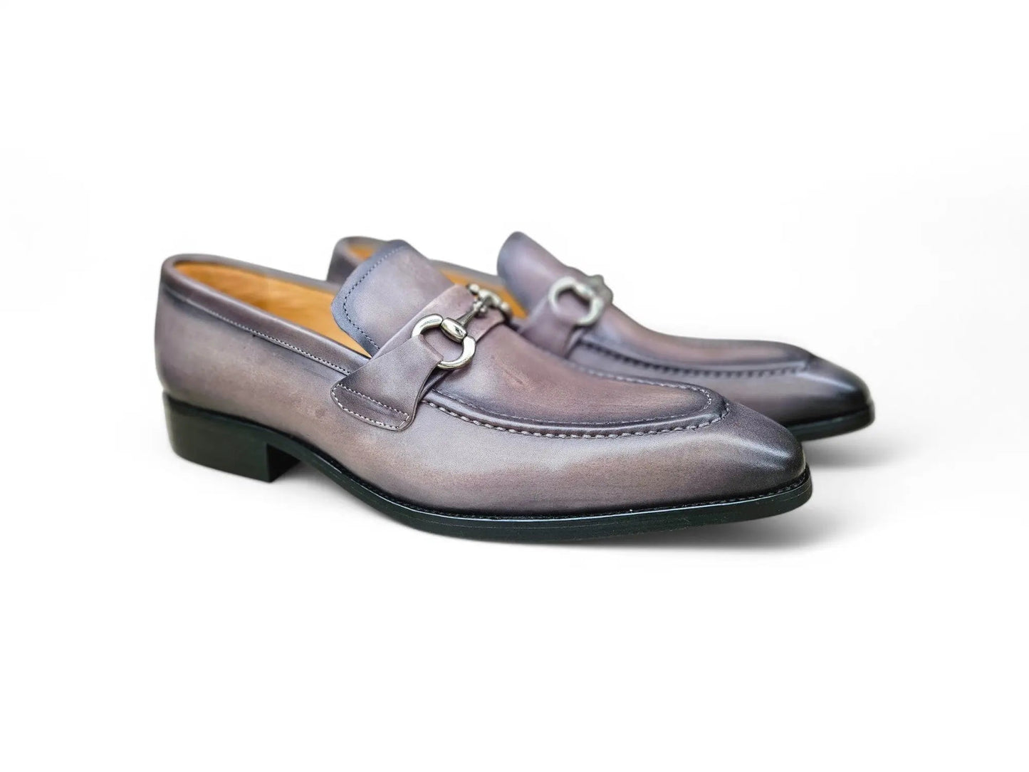Men's Burnished Signature Buckle Loafer - Image 19