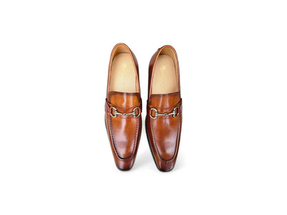 Men's Burnished Signature Buckle Loafer - Image 8