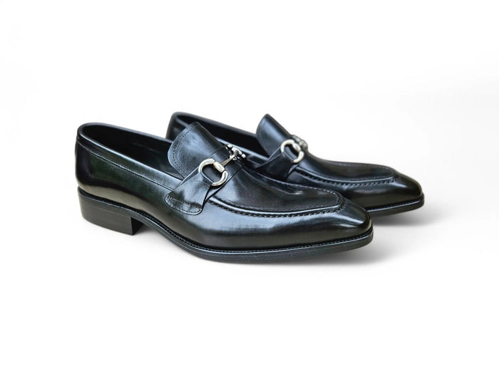 Men's Burnished Signature Buckle Loafer - Image 9