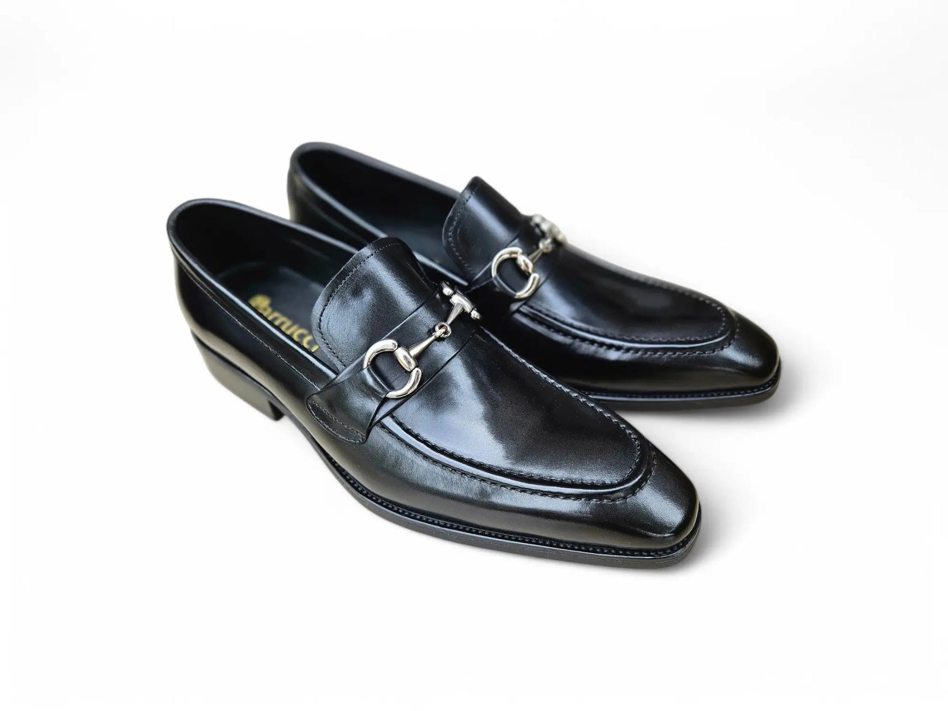 Men's Burnished Signature Buckle Loafer - Image 10
