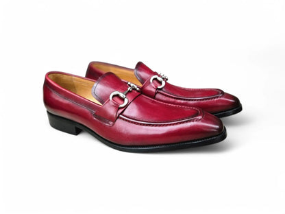 Men's Burnished Signature Buckle Loafer - Image 14