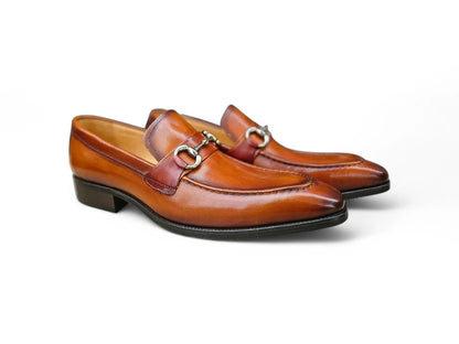 Men's Burnished Signature Buckle Loafer - Image 6