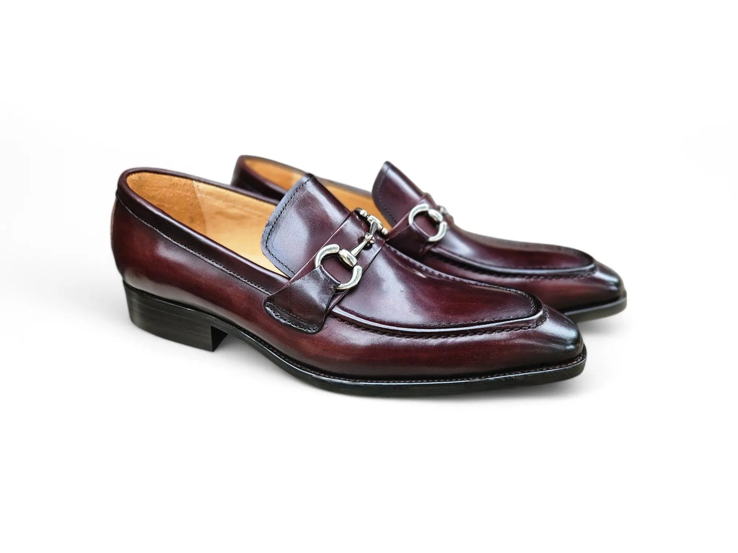 Men's Burnished Signature Buckle Loafer - Image 24