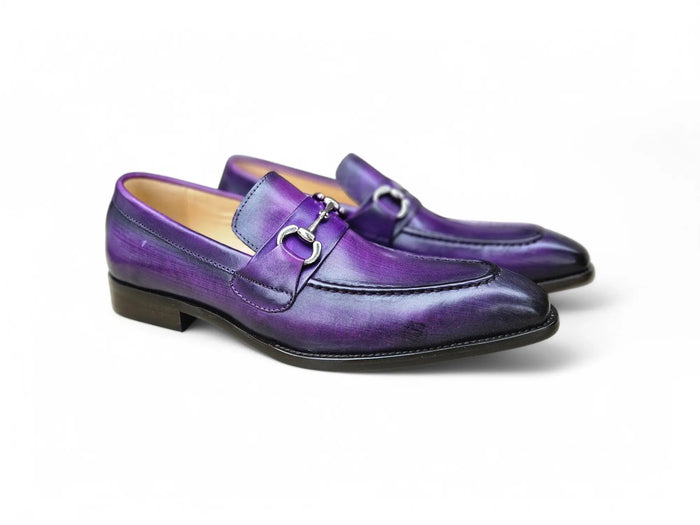 Men's Burnished Signature Buckle Loafer - Image 25