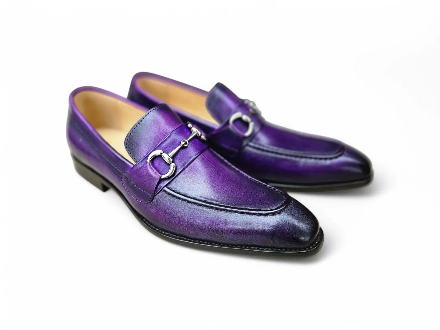 Men's Burnished Signature Buckle Loafer - Image 26