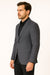 Men's Charcoal Grey Checkered Sport Coat – Classic Plaid Windowpane Pattern Blazer