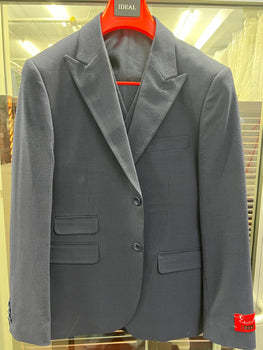 Men's Charcoal Grey Checkered Sport Coat – Classic Plaid Windowpane Pattern Blazer - Image 6