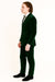 Men’s Emerald Green Velvet Suits – Slim Fit Tuxedo for Weddings, Prom, and Red Carpet Events