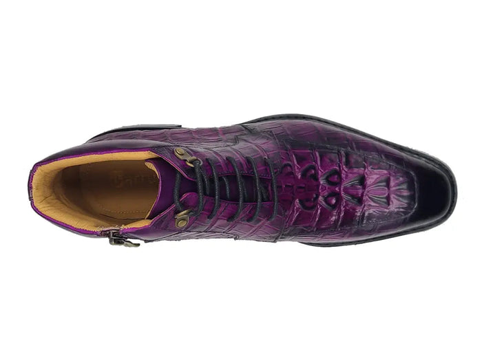 Men's Lace-up Boots Alligator Embossed - Image 3