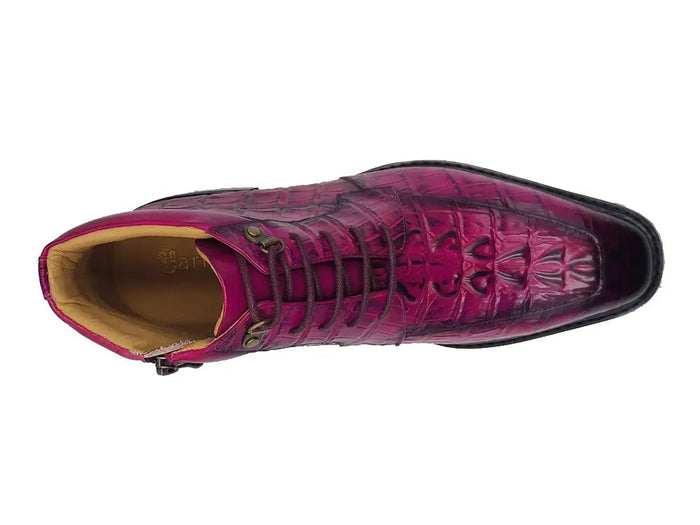 Men's Lace-up Boots Alligator Embossed - Image 6