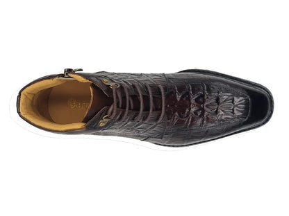 Men's Lace-up Boots Alligator Embossed - Image 12