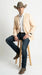 Men’s Light Tan Peachish Champaign Cowboy Blazer – Western Style Sport Coat Jacket for Country Wedding, Rodeo