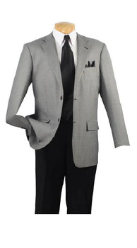 Men's 100% Luxurious Wool Sport Coat Black houndstooth checkered