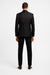 Men's 1 Button Slim Fit Satin Shawl Lapel Black Dinner Jacket