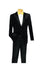 Men's 2 Button Velvet Tuxedo  Black