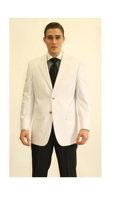Men's 2 Button White Dinner Jacket Cheap Priced Unique Fashion Designer Men's Dress Men's Wholesale Blazer  Sale