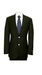 Men's 2 Buttons Silver Color Buttons Poly Blend Black Sports Jacket