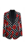 Men's Black Fashion Shawl Lapel Matching Bow Tie  Sport Coat Blazer