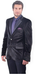 Men's Black Fitted Tuxedo Satin Lapel