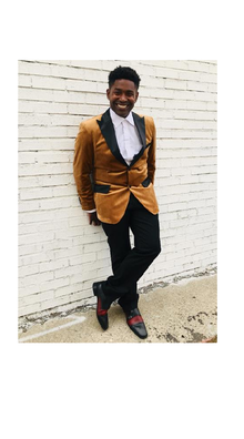 Men's Blazer Rust ~ Copper Light Brown