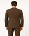 Men's Brown Pinstripe 3-Piece Suit with Matching Vest – Classic Fit Business and Formal Attire