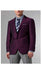 Men's Burgundy Linen Blazer ~ Sport Coat