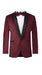 Men's Burgundy Velvet 2 Piece Tuxedo Regular Fit