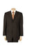 Men's Dark Brown 100% Pure (SUPER 120) 2or3 buttons